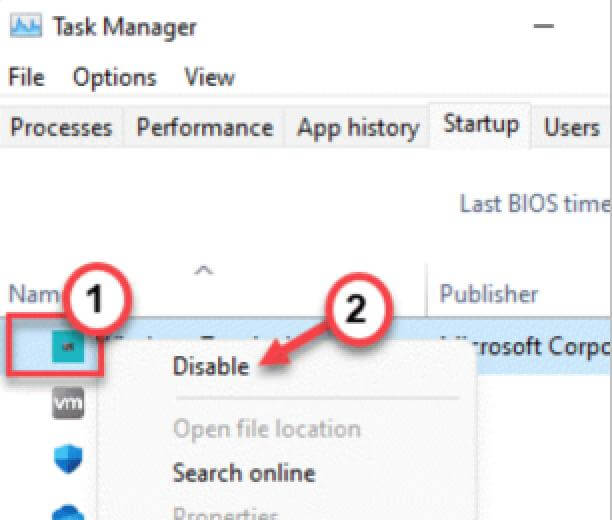 disable some applications