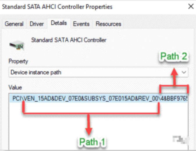 Device instance path