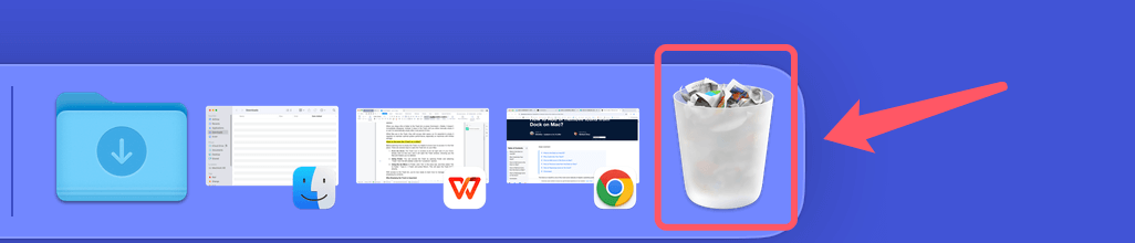 Access the Trash on a Mac