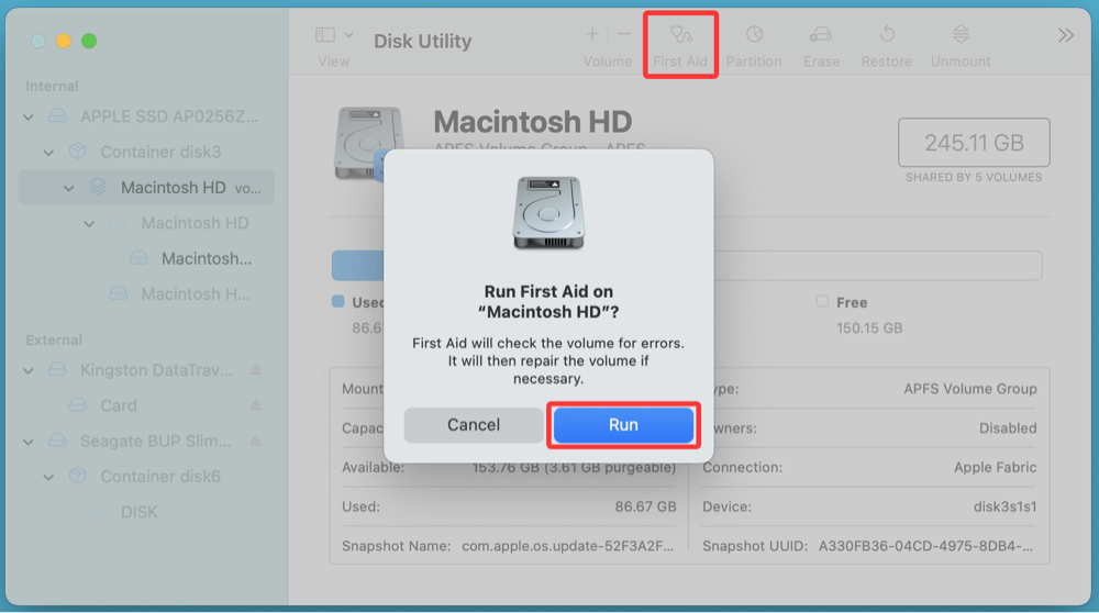 Accidentally deleting the Macintosh HD