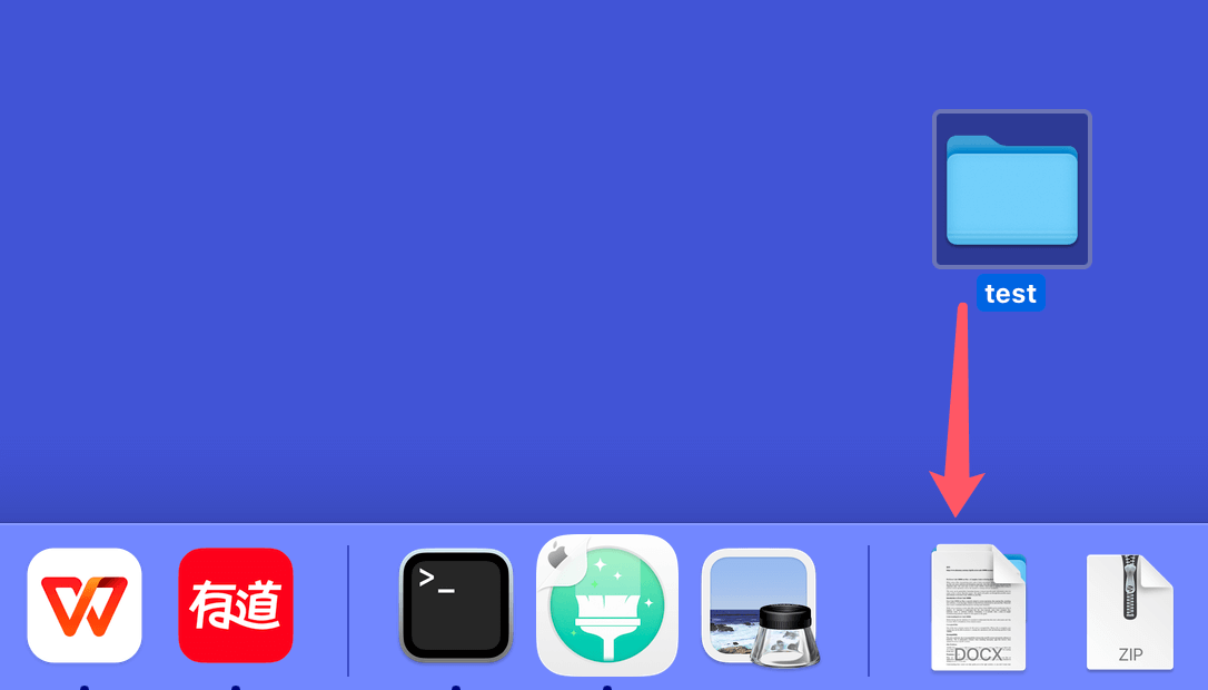 Add Files or Folders to the Dock