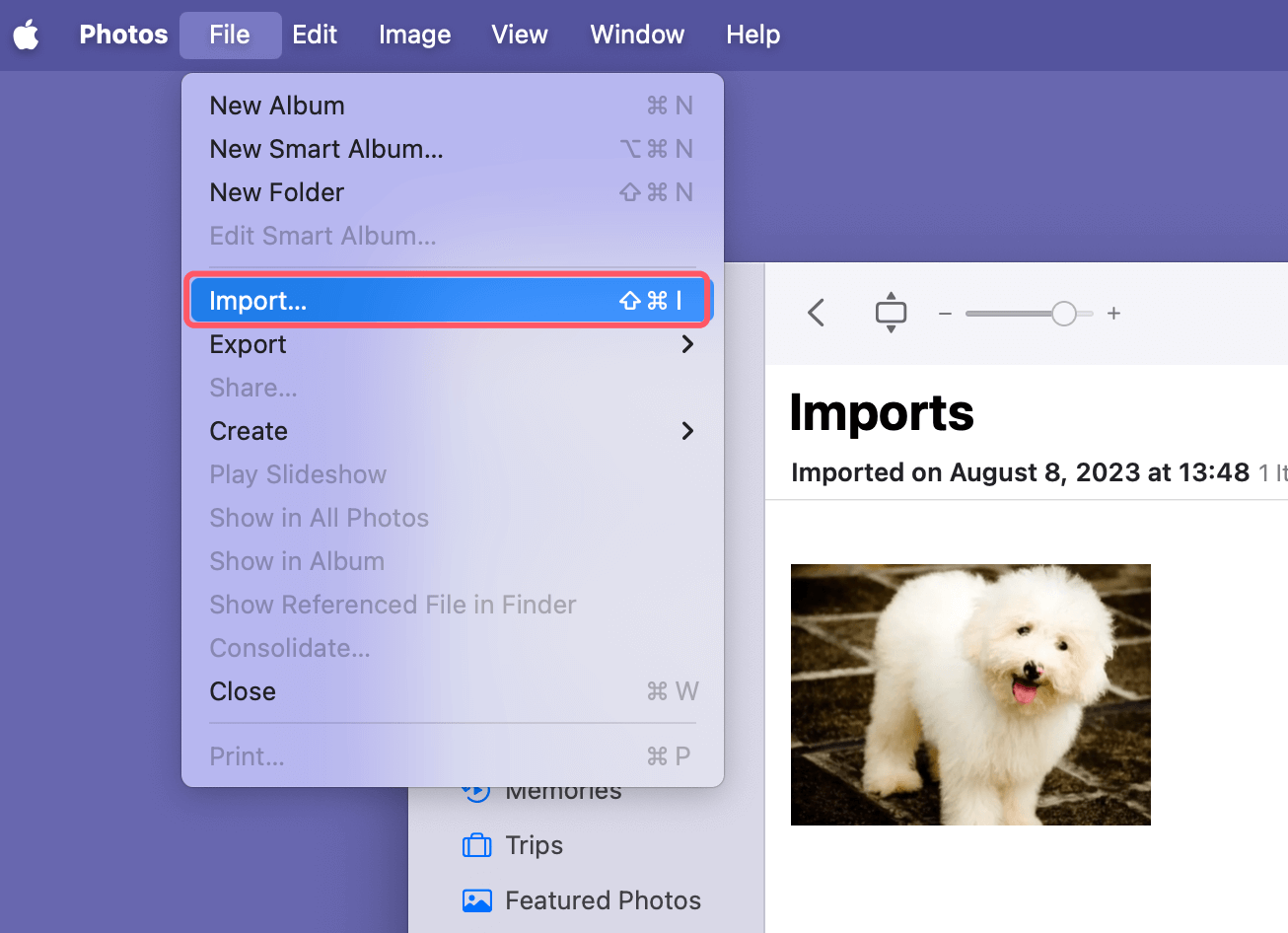 Add or Delete Photos on Mac