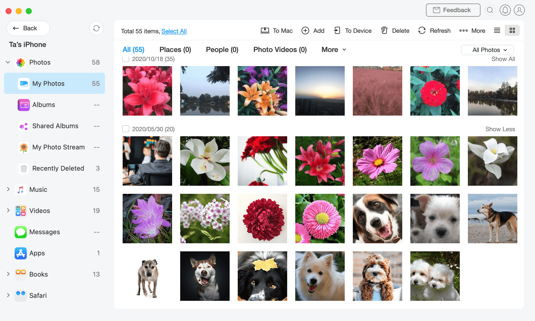 top 5 iPhone data transfer software for Mac
