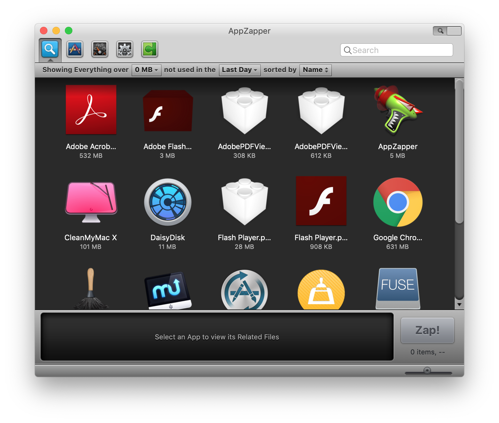 appzapper mac 10.5 8