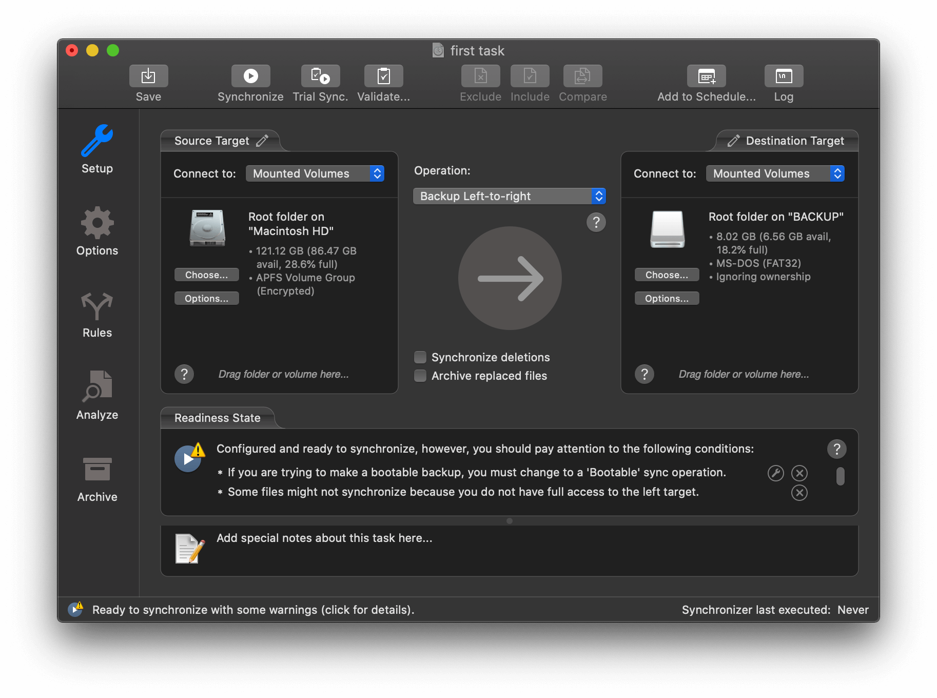 will stellar drive clone chane the format of my target disk