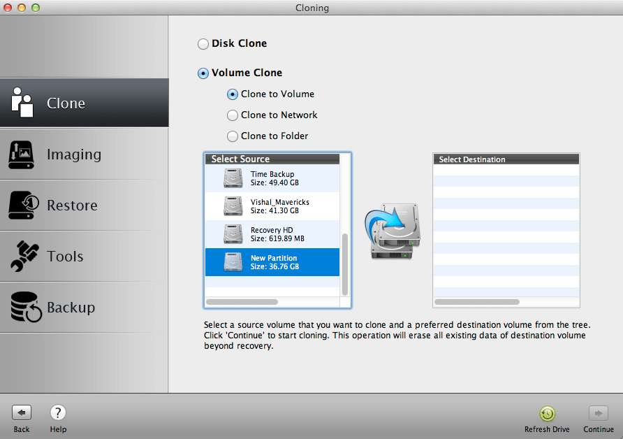 Disk clone deals mac