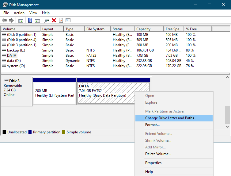 USB flash drive can't be recognized
