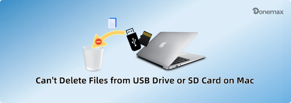 Can't Delete Files from USB Drive or SD Card on Mac