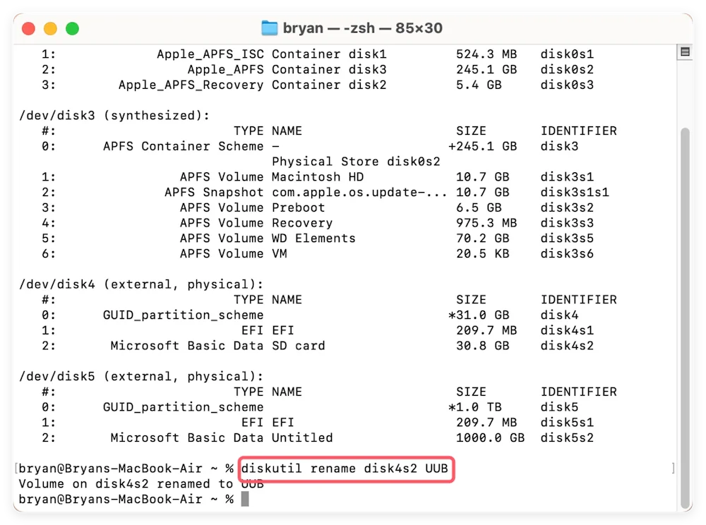 8 Solutions to Fix Can't Rename an External Hard Drive or USB Drive on Mac