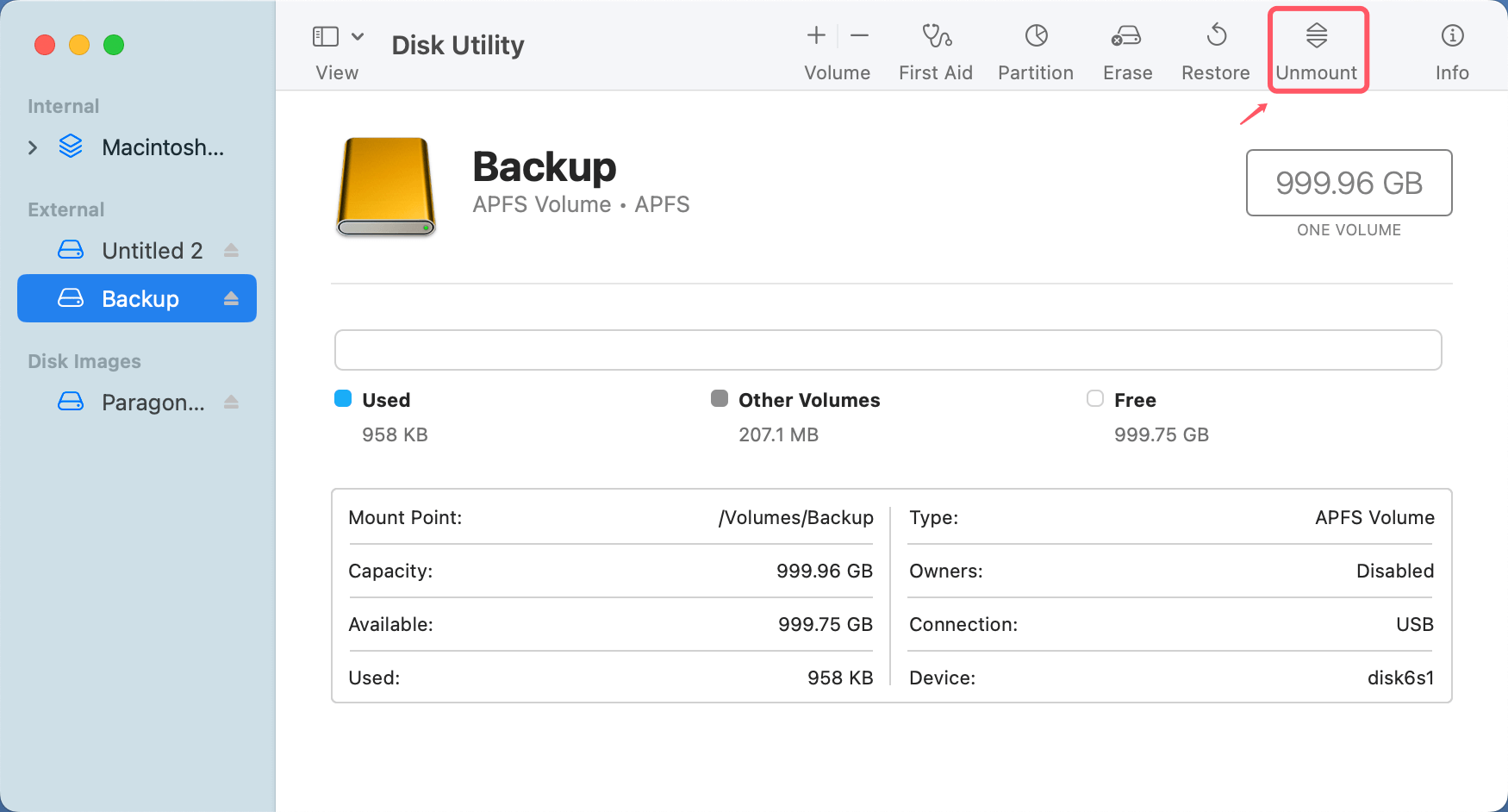 Can't Select an External Hard Drive for Time Machine Backup Disk
