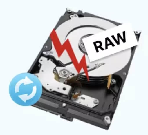 recover data from RAW drive