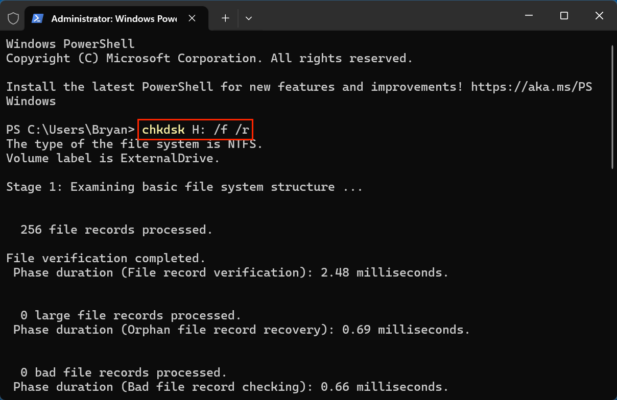 unable to access your Toshiba external hard drive