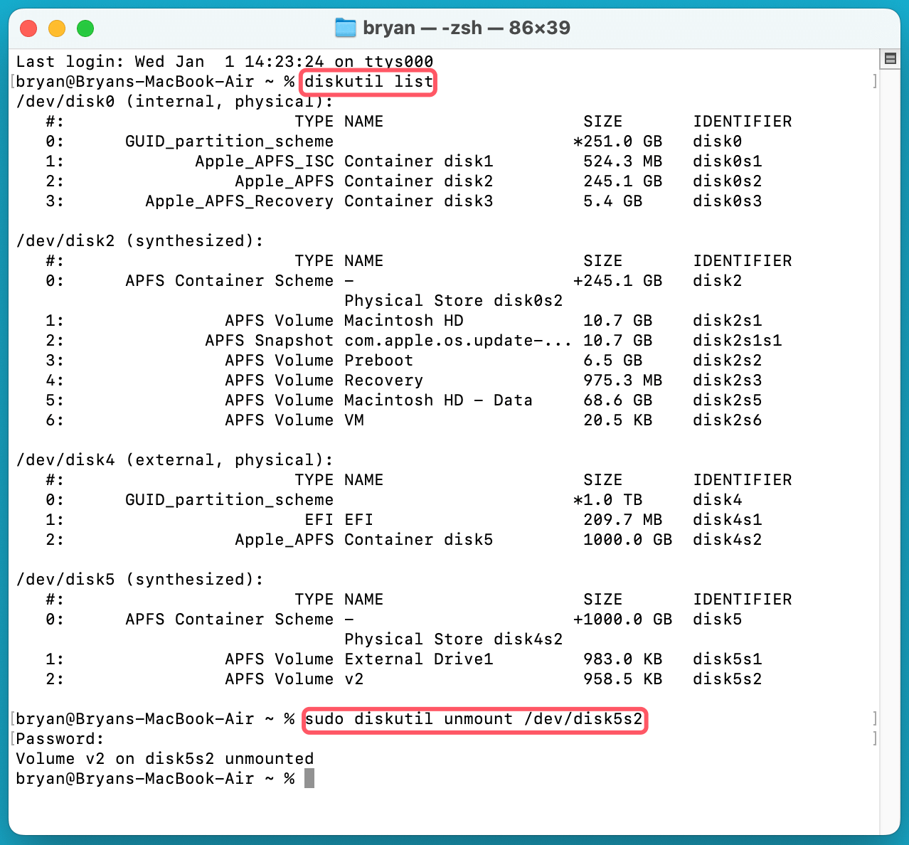 Can't repair volume because other APFS volumes in its container are mounted