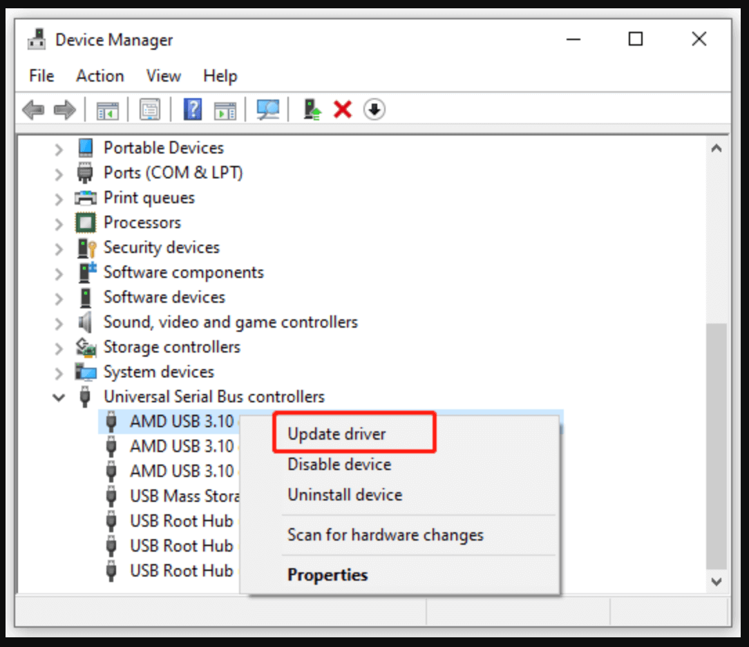 CF card that is not recognized or detected