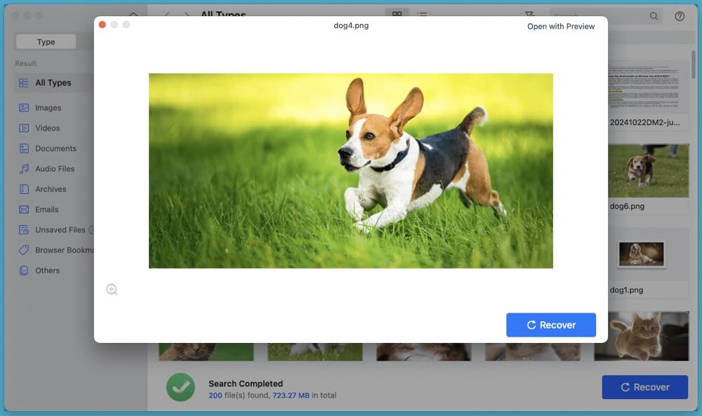 recovering data from a CF card on Mac