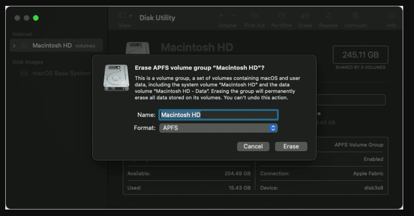 clean installing macOS Big Sur