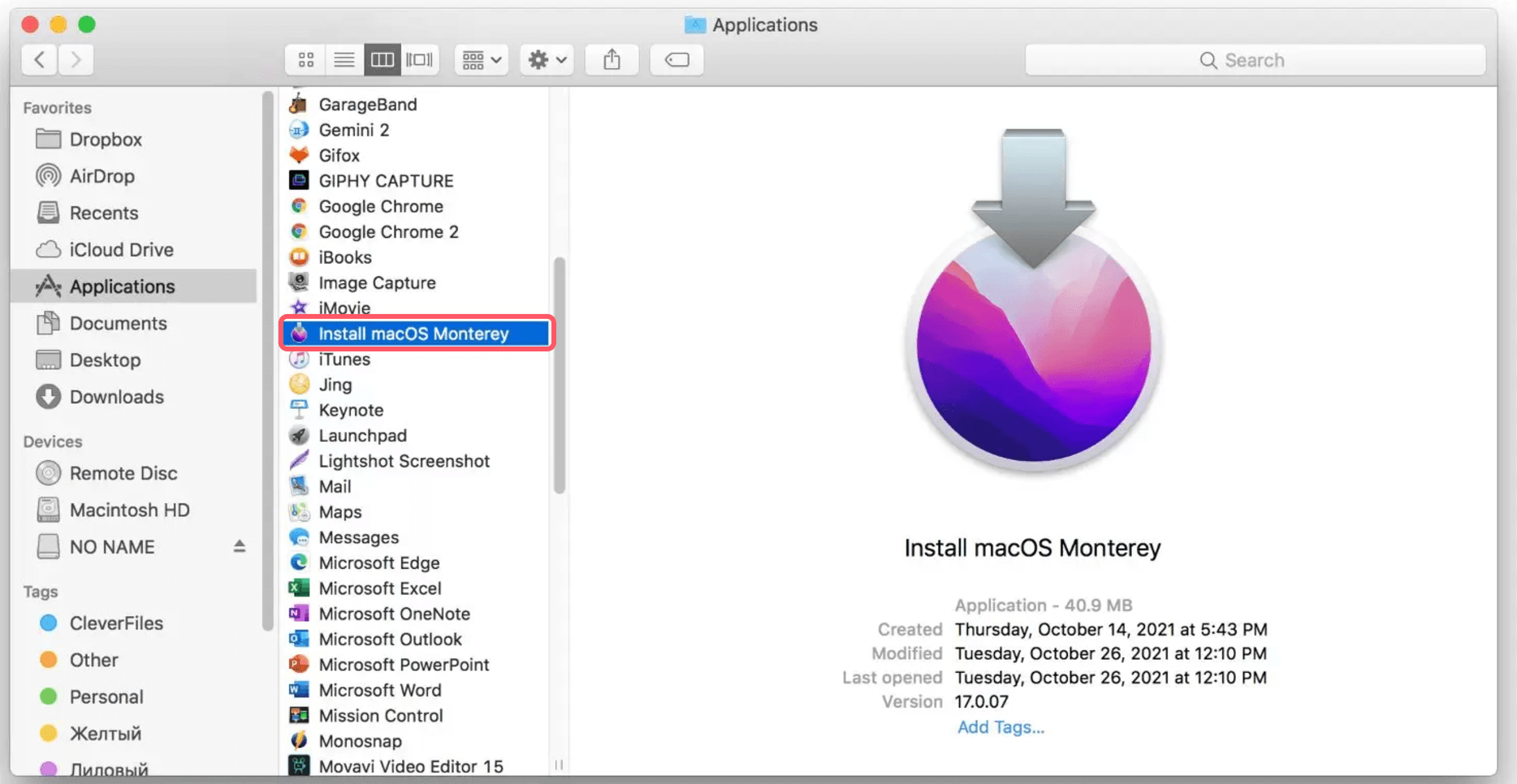 Securely Clean Install macOS Monterey