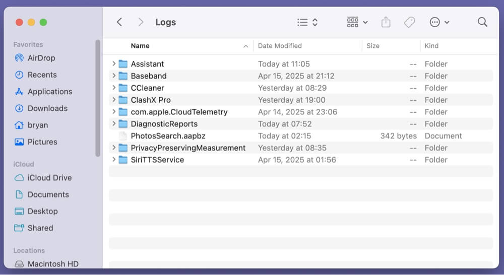 cleaning junk data on Mac Studio