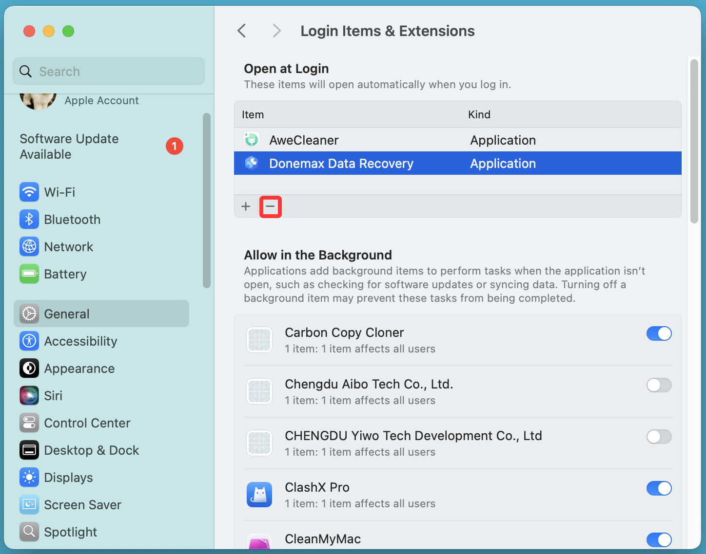 cleaning up system junk