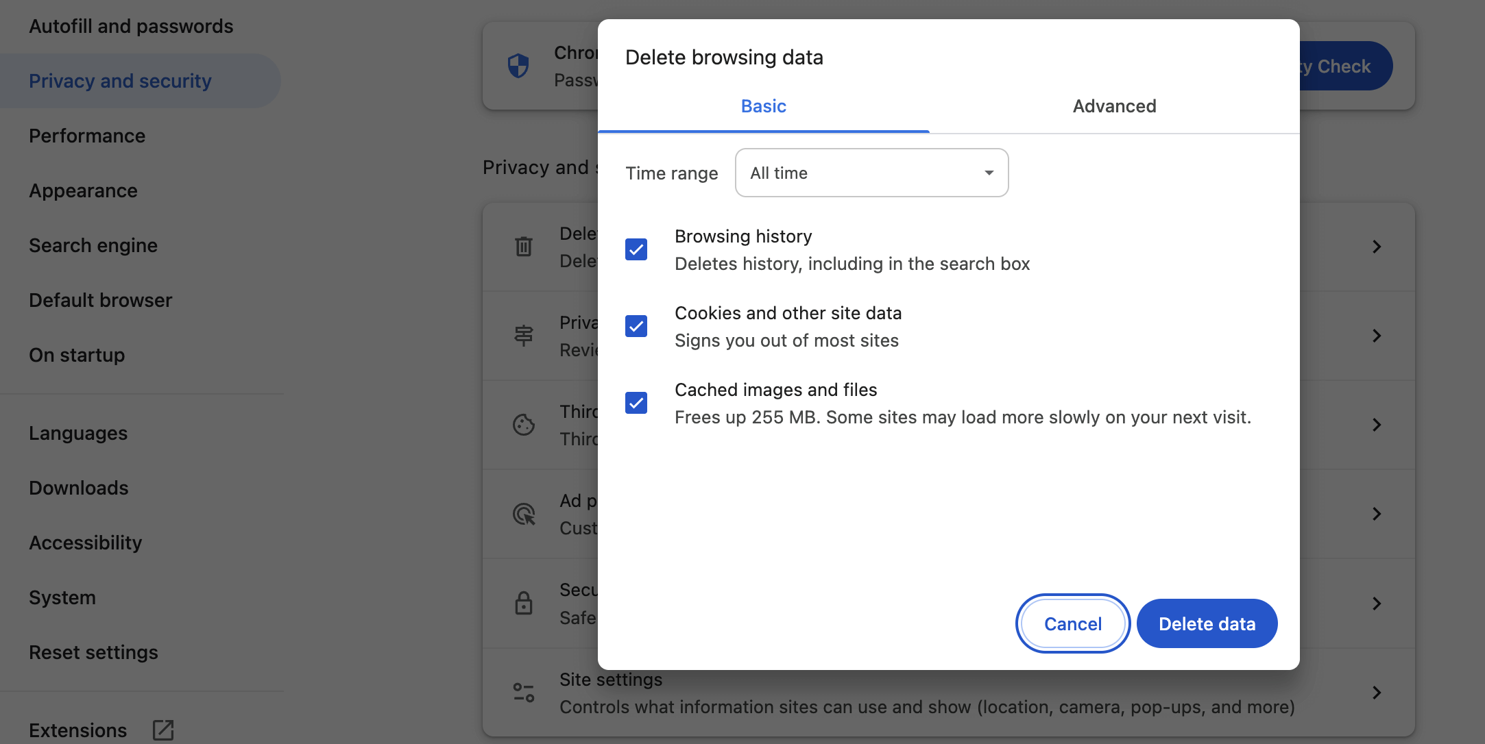 cleaning up system junk