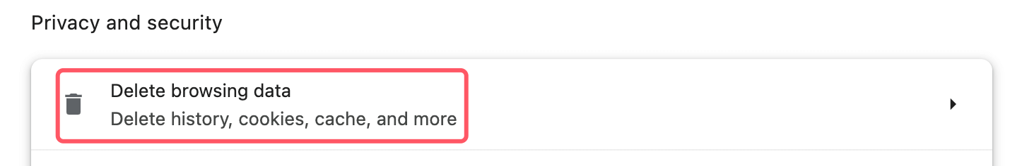 Clear Chrome Data on Mac