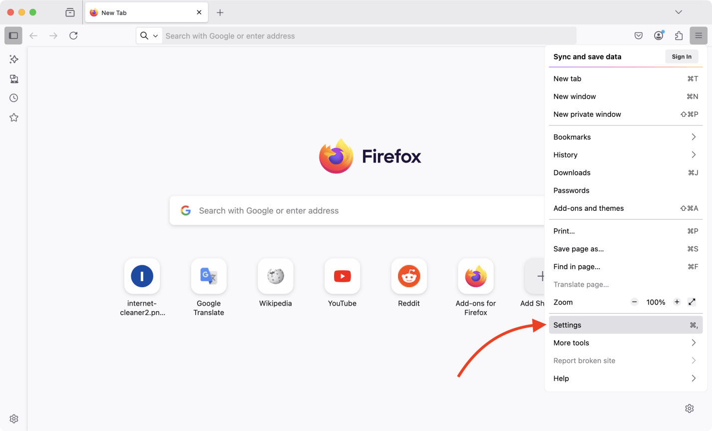 clear cookies on Mac
