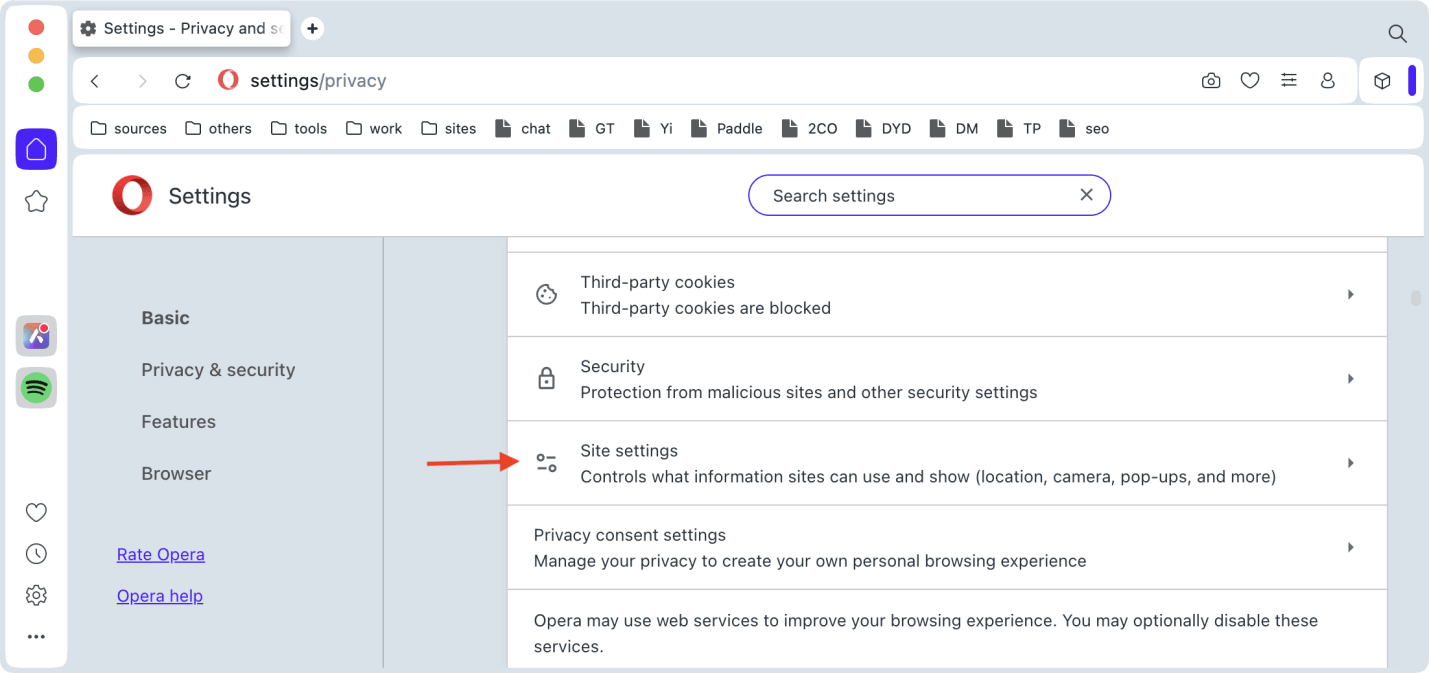 clear cookies on Mac
