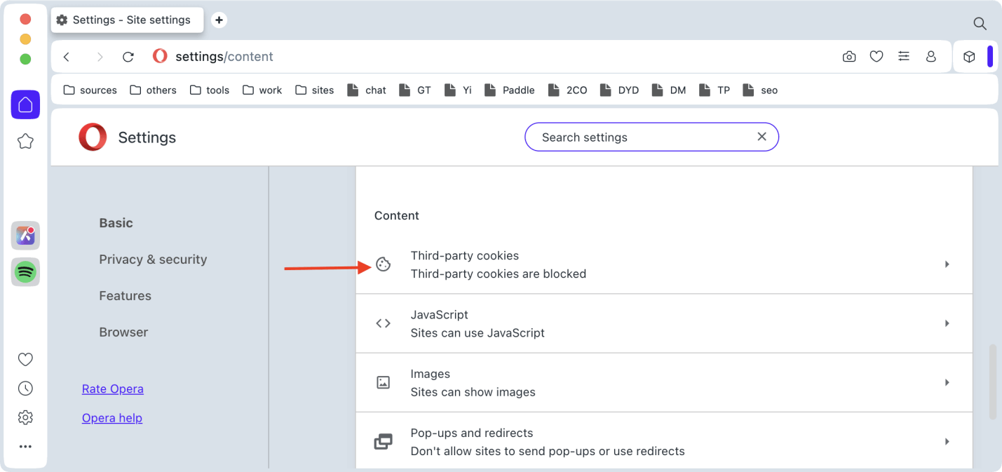 clear cookies on Mac