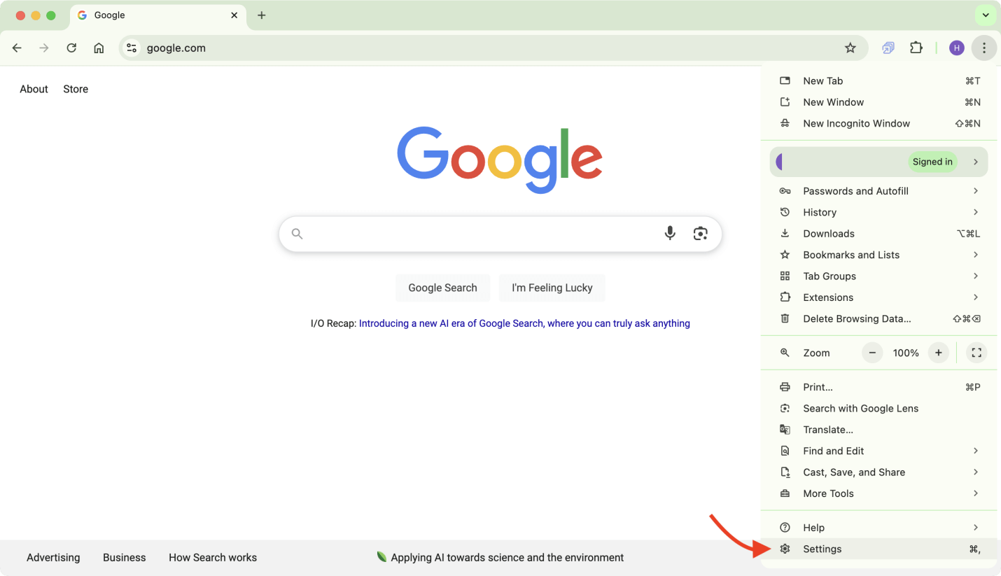 clear cookies on Mac