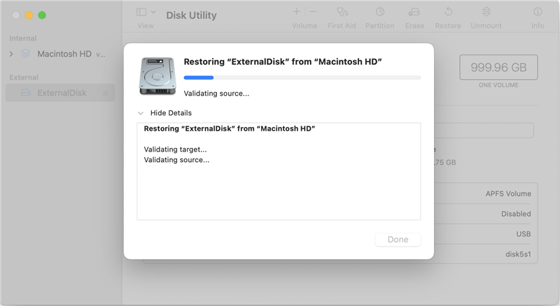 clone hard drive on macOS High Sierra