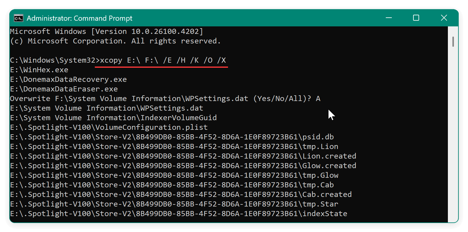 clone an exFAT drive to a FAT32 drive