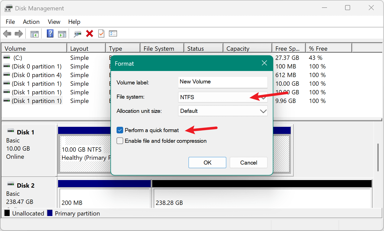 clone a FAT32 or exFAT drive to an NTFS drive