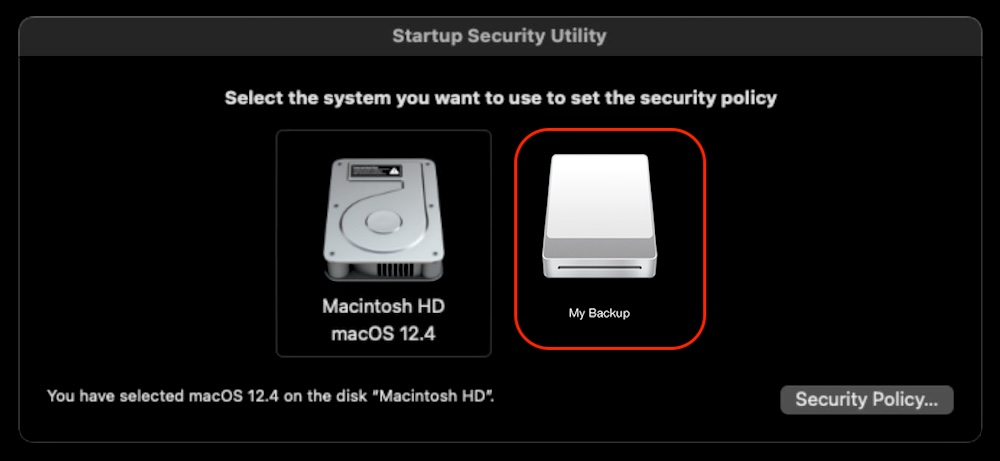 clone Mac to an SD card