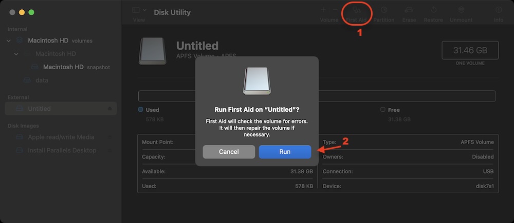 clone Mac to an SD card