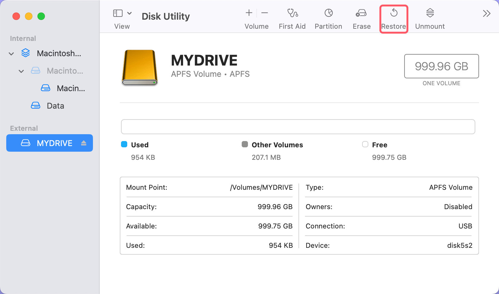 clone your old SSD to a new SSD on your Mac