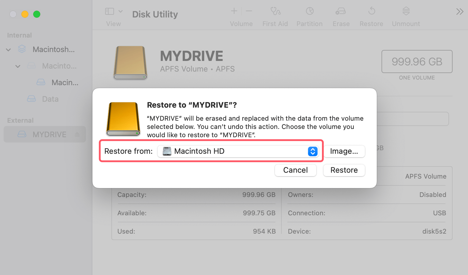 clone your old SSD to a new SSD on your Mac