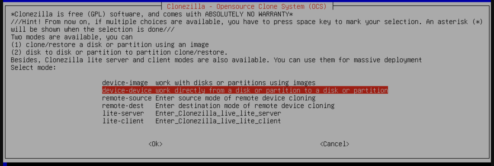 Cloning an SD card to a USB drive or external disk