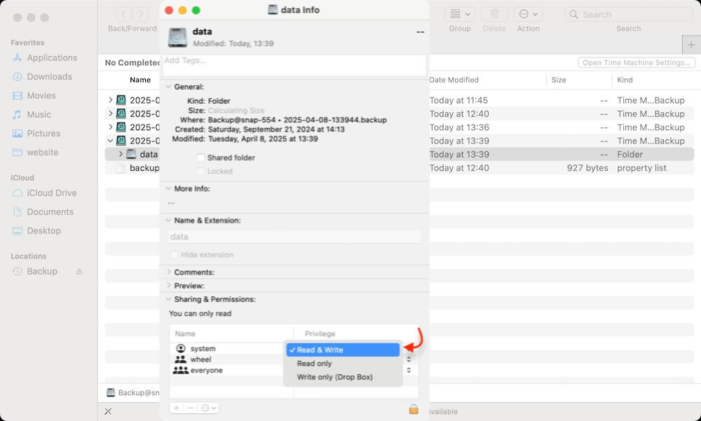 Copy Time Machine Backups to a New Drive