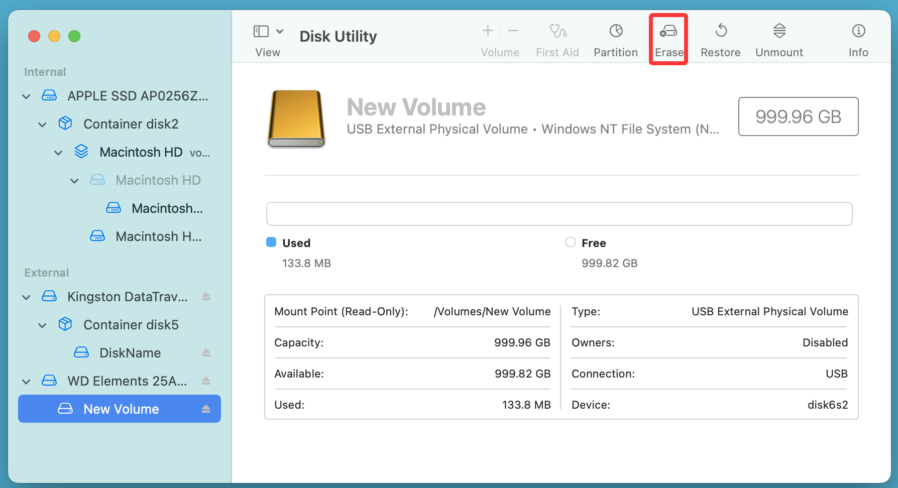 com.apple.DiskManagement.disenter error -119930868