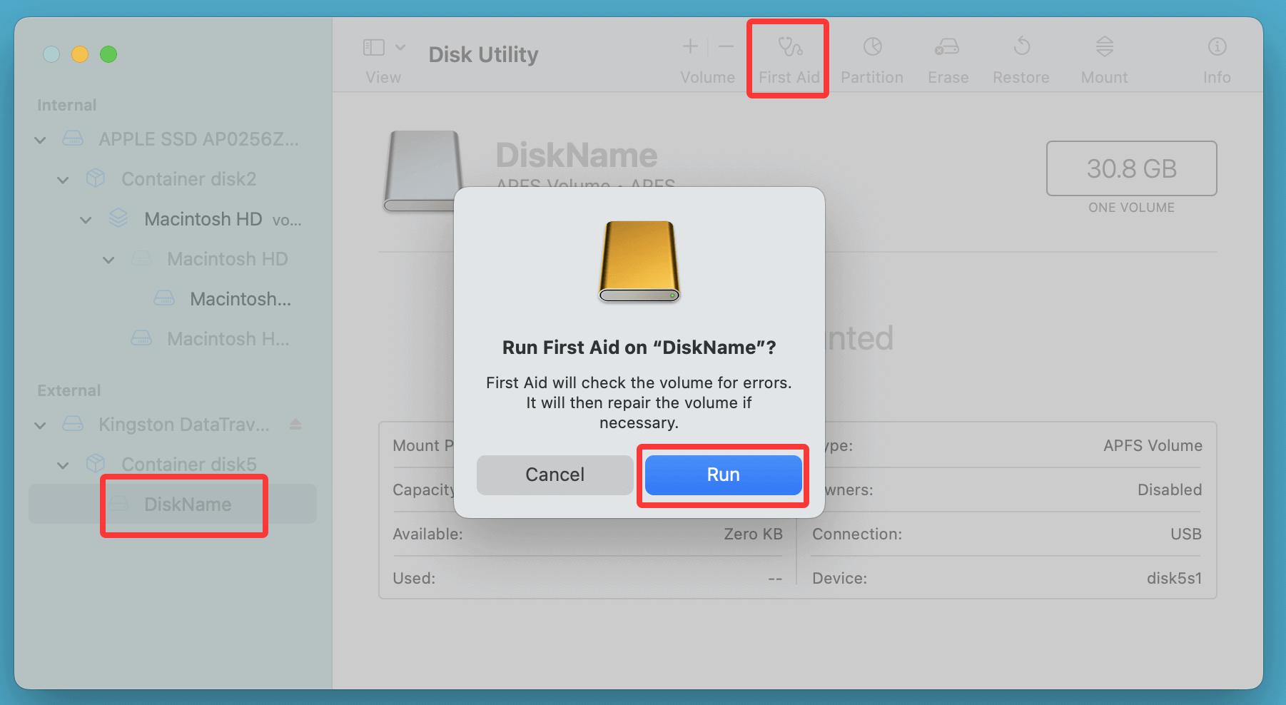 com.apple.DiskManagement.disenter error -119930868