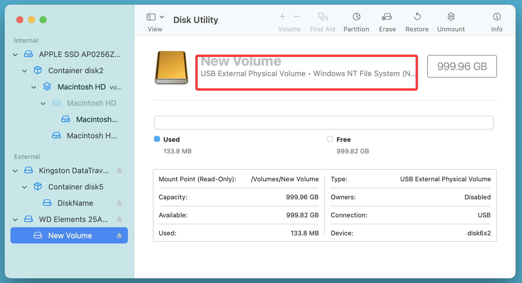 com.apple.DiskManagement.disenter error -119930868