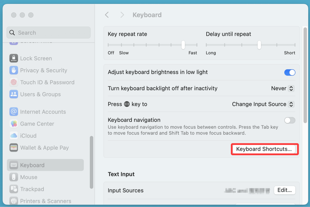 fix Command+S not working on Mac