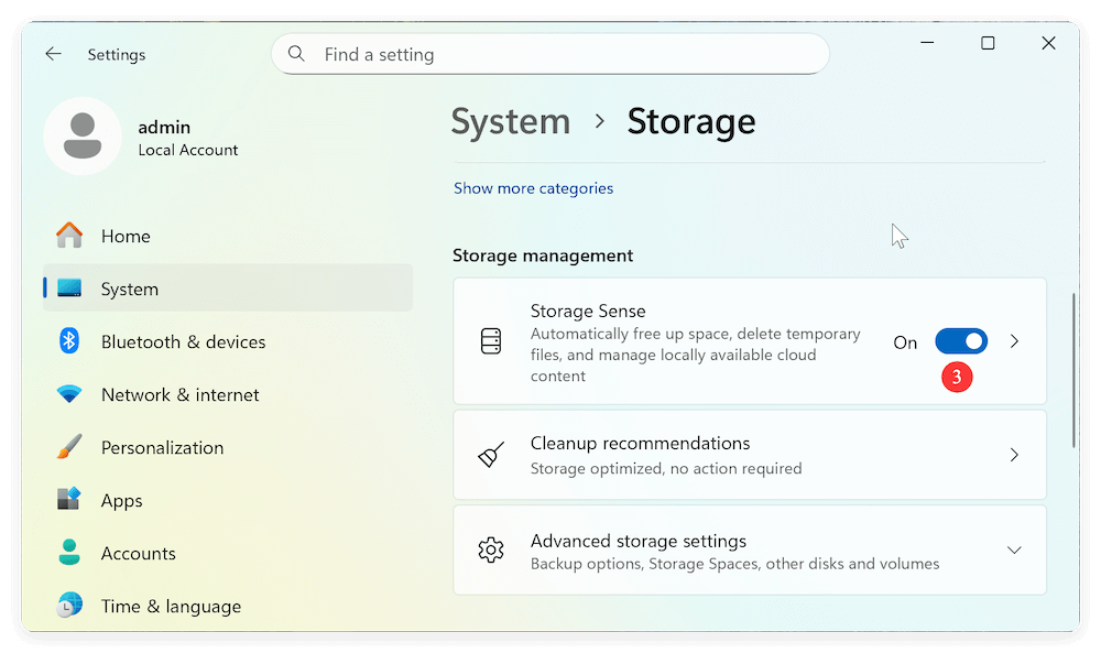 delete temp files on Windows