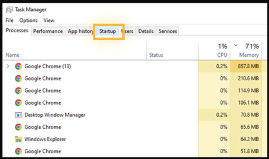 Disable Startup Programs
