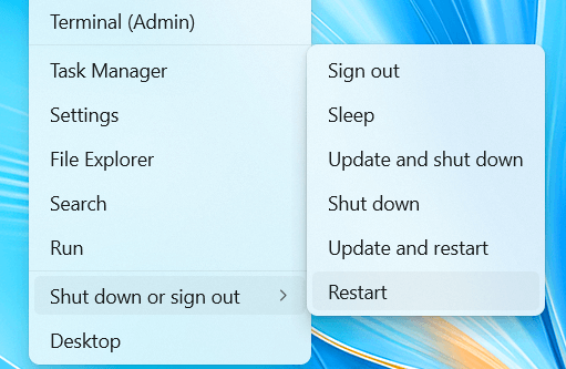 Restart Your Computer