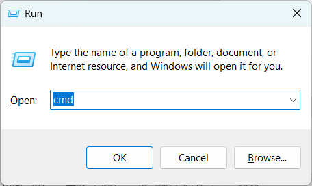 launch the Command Prompt