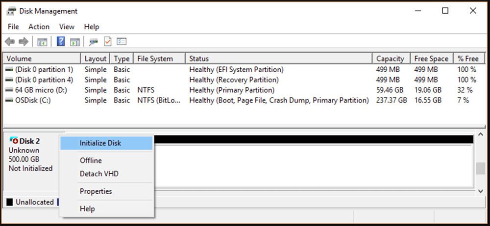 Initialize the Seagate One Touch SSD On Windows