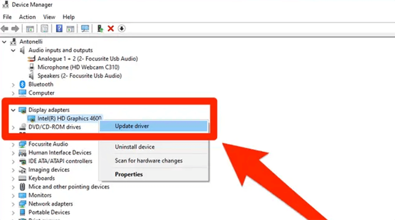 Update or Reinstall Drivers