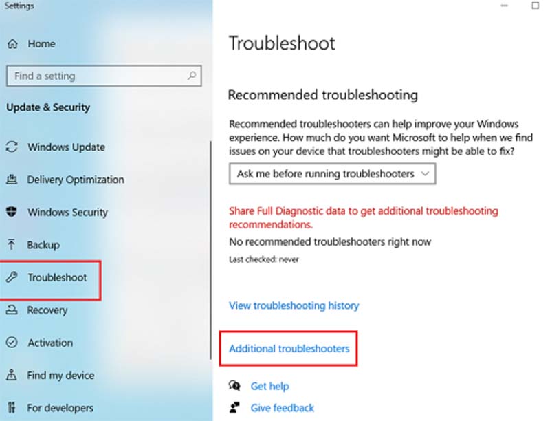 Run Hardware and Devices Troubleshooter