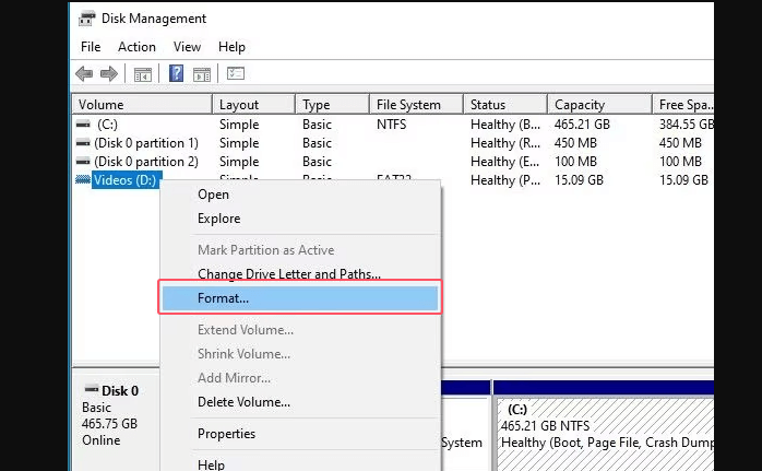 Right-Click and Choose Format
